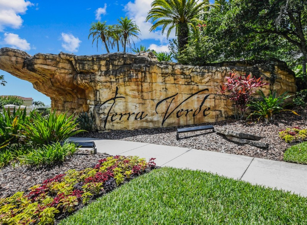 Terra Verde Resort Rock at Entrance